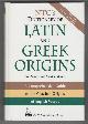 0844283207 MOORE, BOB & MAXINE MOORE, Ntc's Dictionary of Latin and Greek Origins