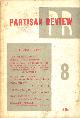  MENCKEN, H. L.; JOHN CROWE RANSOM; WALLACE STEVENS; ET AL., Partisan Review (August, 1948; Vol. 15, No. 8)