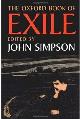 9780192142214 Simpson, John (Editor), The Oxford Book of Exile
