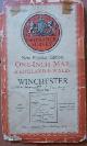  Ordnance Survey, Ordnance Survey Map : Winchester Sheet 168 New Popular Edition One Inch Map Of England & Wales (1945)