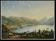  , Blanens (sic: Clarens)- Montreux Nov. (18)59. (Vue du village de Clarens, le Lac Léman, Chillon et les Dents-du-Midi).