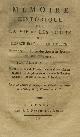  SAUSSURE, Horace de. - SENEBIER, Jean:, Mémoire historique sur la vie et les écrits de Horace Bénédict de Saussure, pour servir d'introduction à la lecture de ses ouvrages. Lu à la Société de physique et d'histoire naturelle de Genève, le 23 Prairial an VIII (1800).