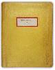  WELTON, Arthur:, Two original manuscripts (incomplete) from the author Arthur Welton. The first 21 pages of "All but the mountains...", typed copy, written in Brooklyn N.Y., and the first 18 pages of "Silent Mist", typed in Paris.