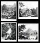  BACLER D'ALBE, Louis ( 1805-1887) d'après les dessins de son père:, Ensemble de 5 lithographies de Louis Bacler d'Albe. Num. de 1 à 6 (sans le N° 5): 1) Le Mont-Blanc, vue prise au dessus de Sallenche. / 2) Le Lac de Chede, route de Chamouni. / 3) Chute du torrent du Crest, vallée de Sallenche. / 4) Cascade d'Arprenas, vallée de Sallenche. / 6) Moulins de Gravino, vallée de Sallenche.