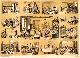  , Argile. (l'argile - fabrication de céramique, porcelaine et  poterie) Avec 4 ff de texte explicatif, tiré de: DELBRÜCK, Jules: Les récréations instructives ca. 1860. Lithographie originale en couleurs par BELIN & BETHMONT (dess. & lith.): .