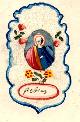  , Image pieuse, ajourée et coloriée 19ème siècle / Holy card /Andachtsbildchen. 'Petrus'. Image 8.7x13.5 cm. 