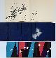  (BASS, SAUL). Bass, Saul, SAUL BASS: A GROUP OF THREE SAUL BASS AND FAMILY PERSONAL GREETING CARDS