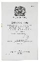  MU'AMMAR, Sayid Ya'coub; B.L. STRACHAN., Exchange of notes concerning an interest-free development loan by the government of the United Kingdom of Great Britain and Northern Ireland to the government of the Hashemite Kingdom of Jordan.London, Her Majestys Stationery Office, 1970. 4to. With the UK coat-of-arms on title-page. Text in English and Arabic in naskh type. Stapled.