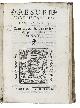  AESOP., Fabellae Graece et Latine, cum aliis opusculis, quorum index proxima refertur pagella. Venice, (colophon: Giovanni Farri and brothers), 1542. Small 8vo (16 x 11 cm). With 1 woodcut decorated initial but further with spaces left for manuscript Greek and Latin initials (with printed guide letters). Contemporary limp sheepskin parchment, with fragments of a vellum manuscript used to reinforce the spine.