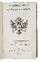  [AUSTRIA - PHARMACOPOEIA]., Pharmacopoea Austriaco-castrensis.Vienna, Albert Anton Patzowsky, 1795. 8vo. Half calf, spine label lettered in gold, red sprinkled edges.