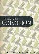  Adler, Elmer & others, Editors, The New Colophon; a Book Collector' Quarterly, Volume 1 Part 2, April 1948