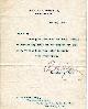 Alger, Russell Alexander; United States Secretary of War, A Typed Letter, Signed