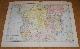  John Bartholomew, Map of Central Africa - Sheet 55 Disbound from the 1890 'The Library Reference Atlas of the World' covering modern day Gabon, Angola, Democratic Republic of Congo, Uganda, Tanzania, Zambia and Kenya