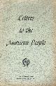  ARAB INFORMATION CENTER, Letters to the American People
