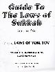  BIALA, RABBI REUVEN, Guide to the Laws of Sukkah Plus Laws of Yom Tov