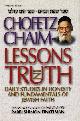 1578195969 FINKELMAN, RABBI SHIMON, Chofetz Chaim: Lessons in Truth