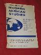  Kimble, David and Helen. Editors, The Journal of Modern African Studies; Volume 2 Number 3, November 1964