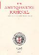  EDITOR, The Antiquaries Journal. Volume 77. 1998