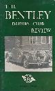  HINCHLIFFE, H G [ED.], The Bentley Drivers Club Review. No 80. April 1966