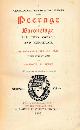  BURKE, BERNARD & ASHWORTH P, Burke's Peerage 1933. A Genealogical and Heraldic History of the Peerage and Baronetage, the Privy Council, and Knightage