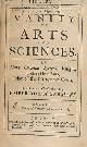  AGRIPPA, HENRY CORNELIUS, The Vanity of Arts and Sciences