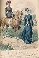  EDITOR, Journal Des Demoiselles Et Petit Courrier Des Dames Reunis. Modes de Paris Premier Semestre. Deuxieme Semestere. 1880