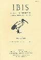  KEAR, JANET [ED.], The Ibis. Journal of the British Ornithologists' Union. Volume 129. Nos 1, 2, 3 and 4. 1987