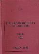  THE JAPAN SOCIETY, The Japan Society of London. Bulletin 103 March 1985