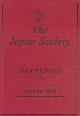  THE JAPAN SOCIETY, The Japan Society. Proceedings 124. Autumn 1994