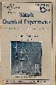  BAKER, T THORNE, Simple Chemical Experiments. The Model Engineer Series No. 30