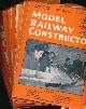  BEAL, EDWARD; DENNY, P B; PLEASANCE, D G H; &C, The Model Model Railway Constructor. Volume 22. 12 Issues - 1955 Complete
