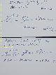  AJMONE-MARSAN, Guido (Dirigent):, 2 eigenhändig  signierte und datierte Autogrammkarten.