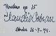  ARRAU, Claudio (Pianist):, eigenhändig signierte und datierte Autogrammkarte: Brahms op. 15.