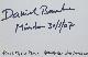  BARENBOIM, Daniel (Dirigent):, eigenhändig signierte und datierte Autogrammkarte zu Mahler Sinfonie Nr. 7.