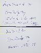  GÖTTING, Chandler (Trompeter):, 2 eigenhändig signierte und datierte Autogrammkarten.