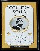  SONGBOOKS.-  CASH, Johnny:, Country Song.  Hall of Fame.