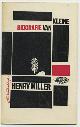  VANDENBERGH, John., Kleine biografie van Henry Miller.