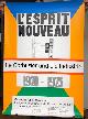  Le Corbusier - Max Bill, Poster. L'Esprit Nouveau. Le Corbusier und die Industrie.