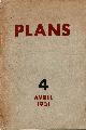  N/A., Plans. Revue mensuelle. Nr 4, Avril 1931.