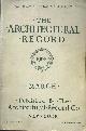  Wright, Frank Lloyd., The Architectural Record. Vol. XXIII no 3. The Work of Frank Lloyd Wright.