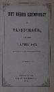  (WINKELMAN, Henri Pierre)., Het derde eeuwfeest te Vlissingen, gevierd 6 april 1872.