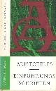  Aristoteles, Einfuhrungsschriften. Begrundet von Karl Hoenn. Herausgegeben von Walter Rüegg Eingeleitet und neu übertragen von Olof Gigon.