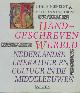 9053332383 Hogenelst en Frits van Oostrom, Dini, Handgeschreven Wereld. Nederlandse literatuur en cultuur in de Middeleeuwen.