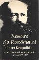 0486224856 Kropotkin, Peter, Memoirs of a Revolutionist. With a new introduction and Notes by Nicolas Walter.