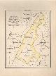 , Kaart van Stedum uit de Gemeente-atlas van Groningen. De gemeentegrens is handgekleurd.