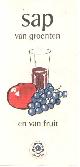  , Sap van groenten en fruit.