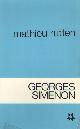 9026433131 Rutten, Mathieu, Georges Simenon.