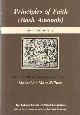 0838630804 Abravanel, Isaac, Principles of faith (Rosh Amanah). Translated with an introduction and notes by Menachem Marc Kellner.