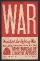  Anon.,, WAR : issue 9 : January 10th, 1942 : News Facts for Fighting Men.