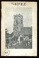  [Hunt, B. P. W. Stather, D.D.],, PAKEFIELD - THE CHURCH AND VILLAGE.